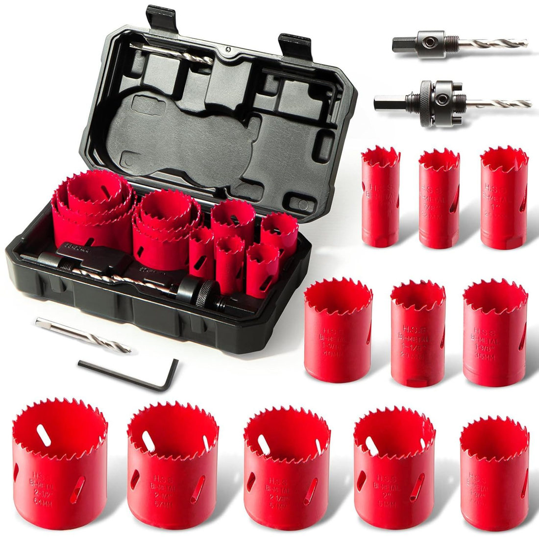 Coffret de scies-cloches